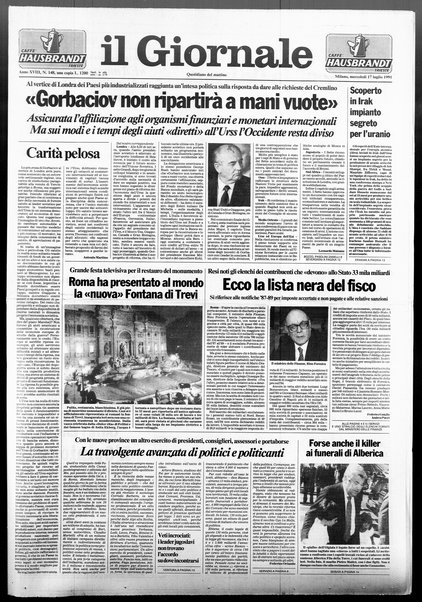 Il giornale : quotidiano del mattino